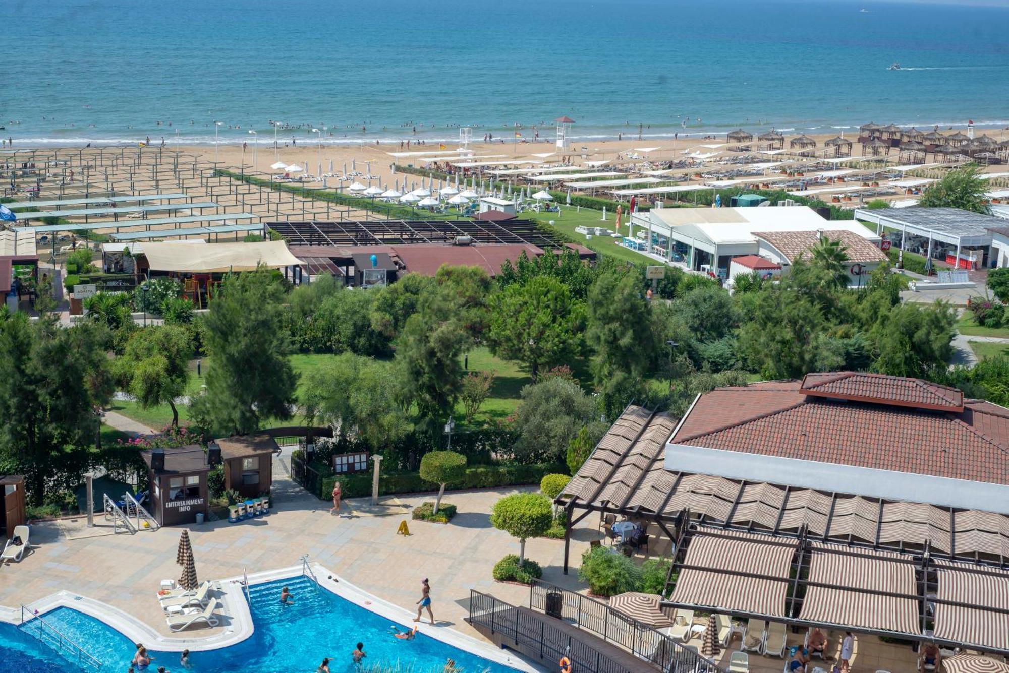Adalya Ocean Deluxe Hotel Side Exterior photo